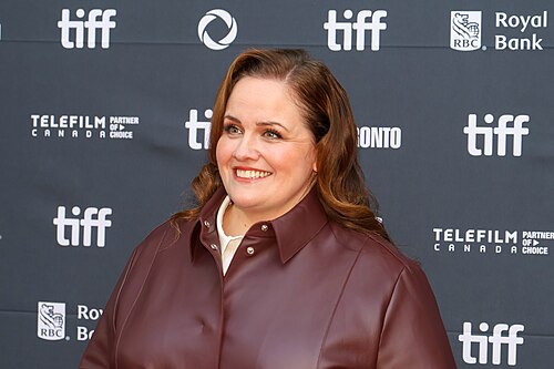 Jessica Gunning, actor, at the 2025 Toronto International Film Festival (TIFF) for the movie The Christophers.