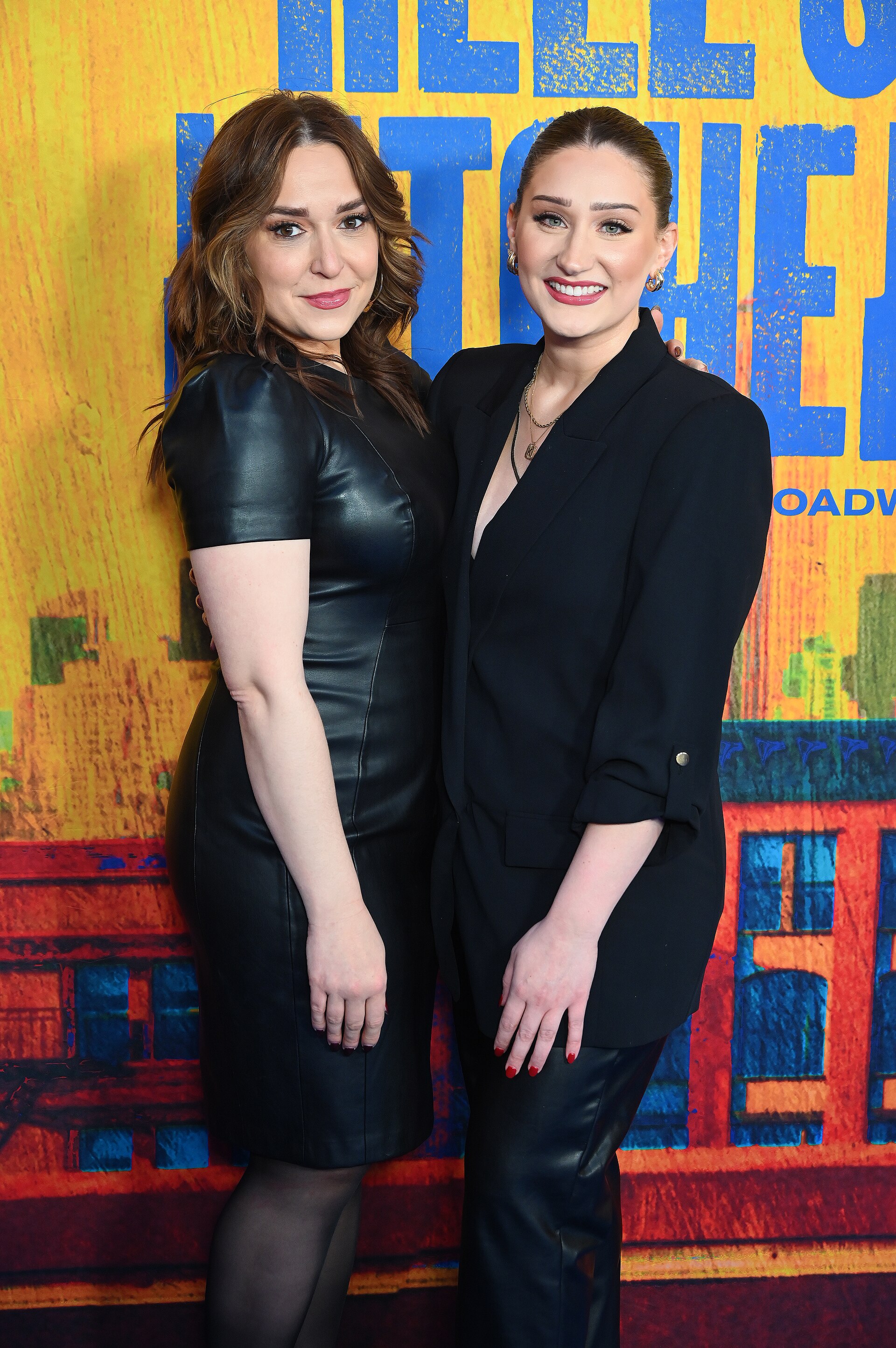 Cast members Jessica Vosk & Kelsee Kimmel at the first anniversary celebration for "Hell's Kitchen" on Broadway, April 2025