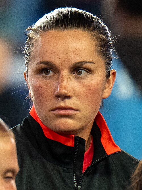 Jessie Fleming during Gotham FC vs Portland Thorns FC on 26 Sep 2025