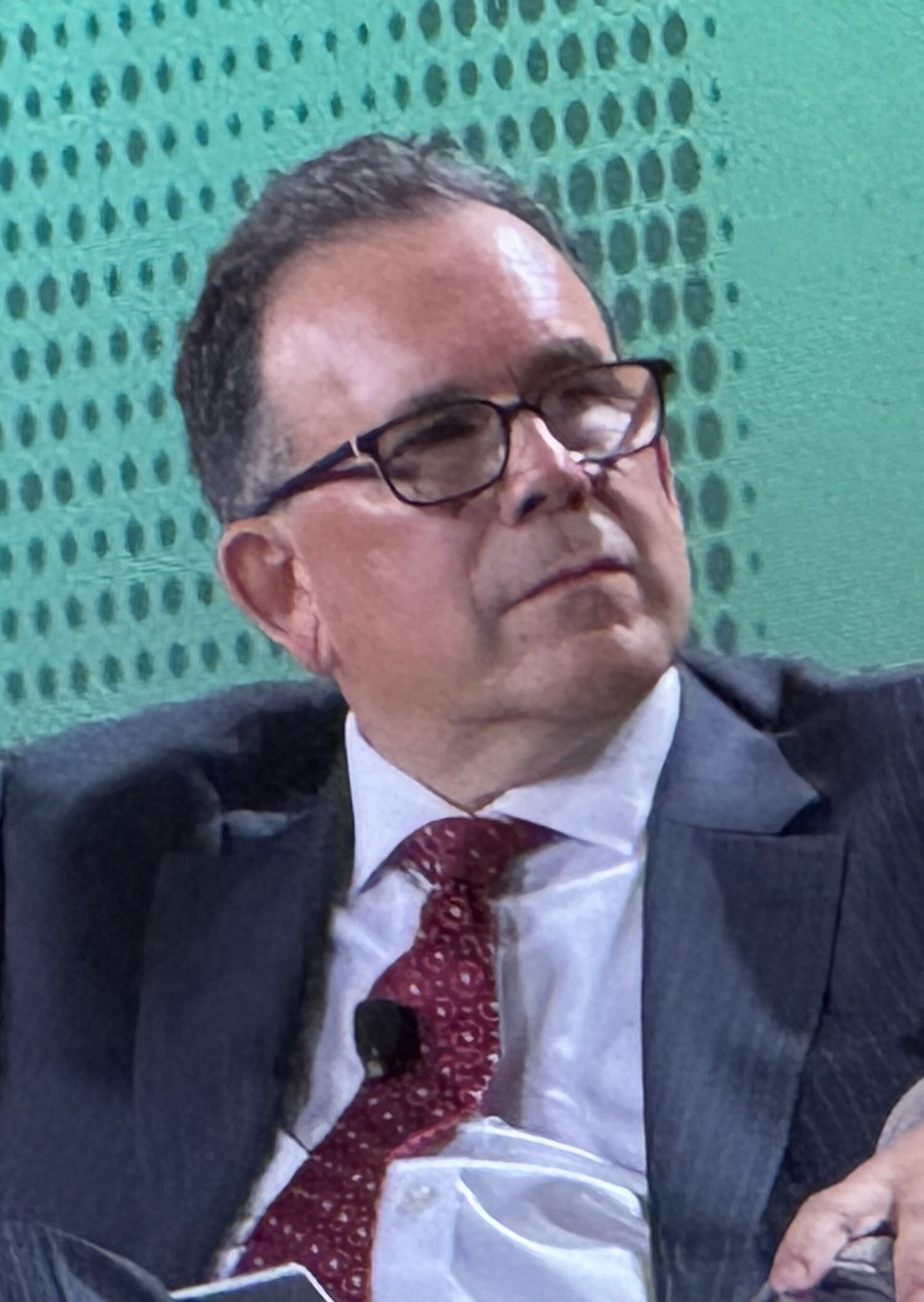 Jim Brady, VP of Journalism at Knight Foundation, speaking at the 2025 Knight Media Forum in Miami, Florida in February 2025