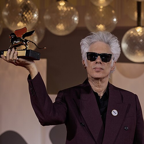 Jim Jarmusch, Director, at 82nd Venice International Film Festival in Venice, Italy Golden Lion for the film Father Mother Sister Brother.