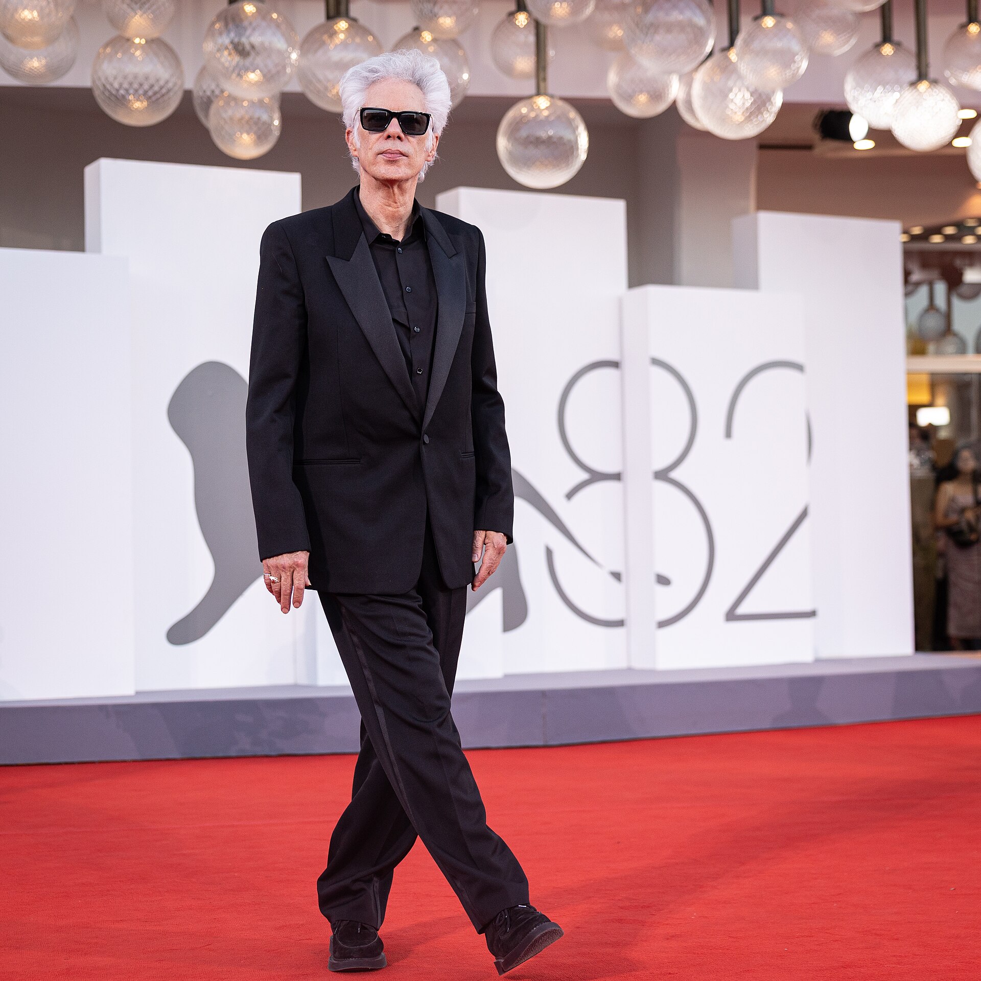 Director Jim Jarmusch at the 2025 Venice Film Festival