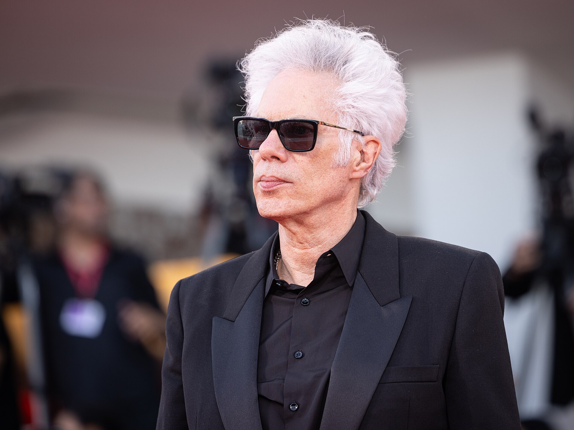 Director Jim Jarmusch at the 2025 Venice Film Festival