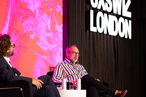 Jimmy Wales, co-founder of Wikipedia, at the SXSW London festival hosted in London, United Kingdom in June 2025