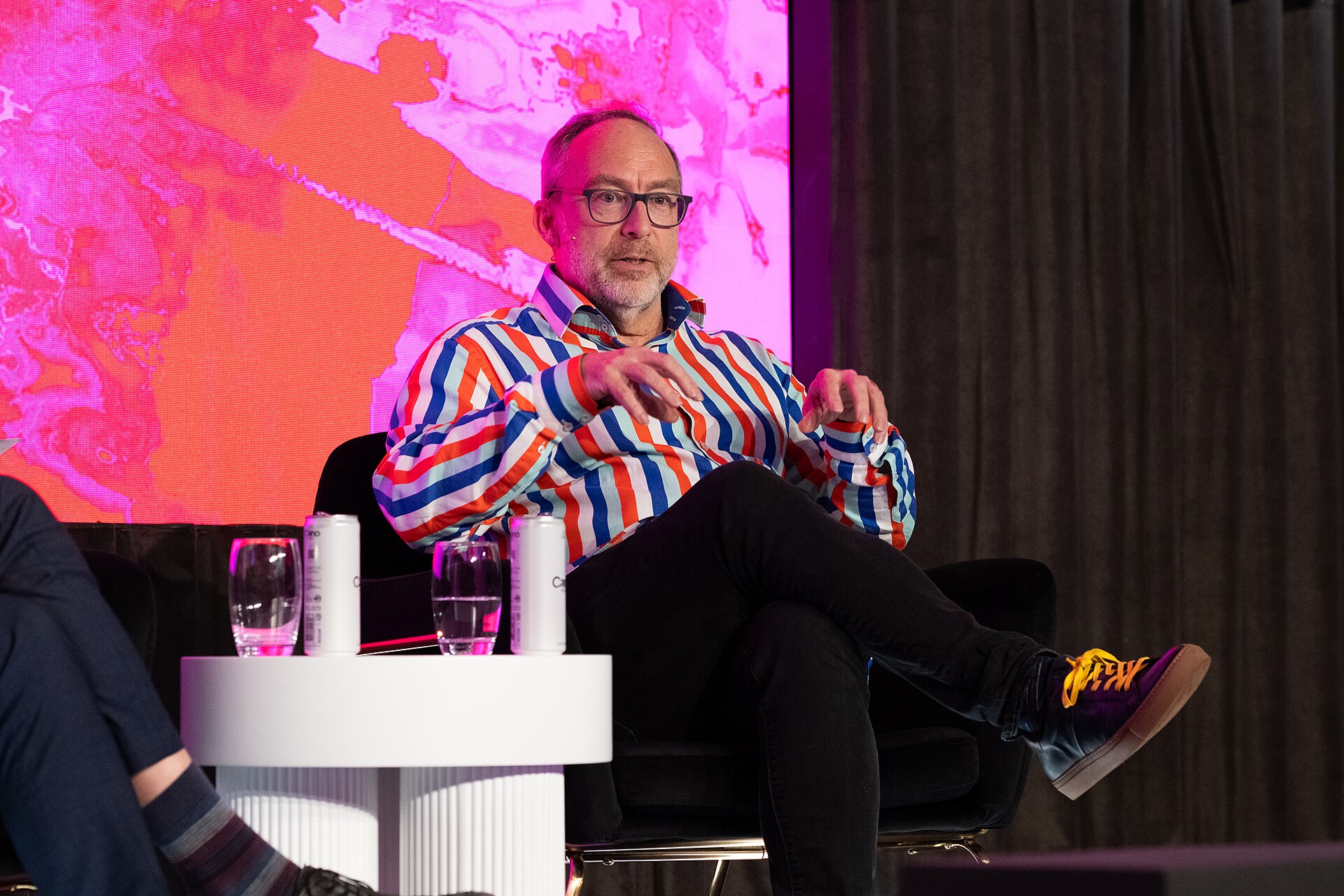 Jimmy Wales, co-founder of Wikipedia, at the SXSW London festival hosted in London, United Kingdom in June 2025