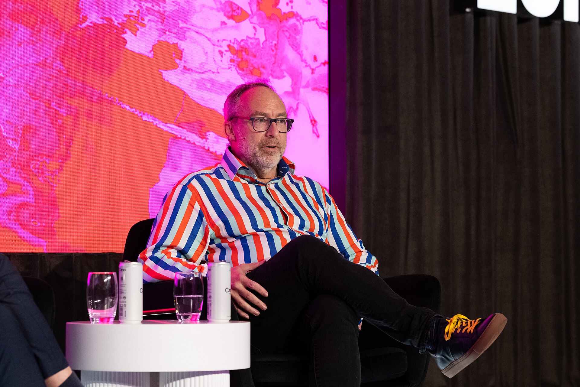 Jimmy Wales, co-founder of Wikipedia, at the SXSW London festival hosted in London, United Kingdom in June 2025