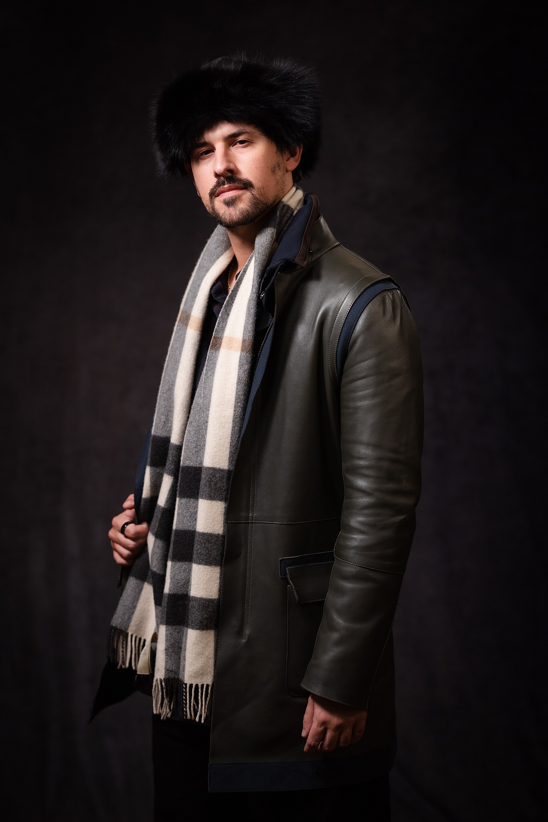 João Dall'Stella at the 2024 Sundance Film Festival on January 22, 2024.