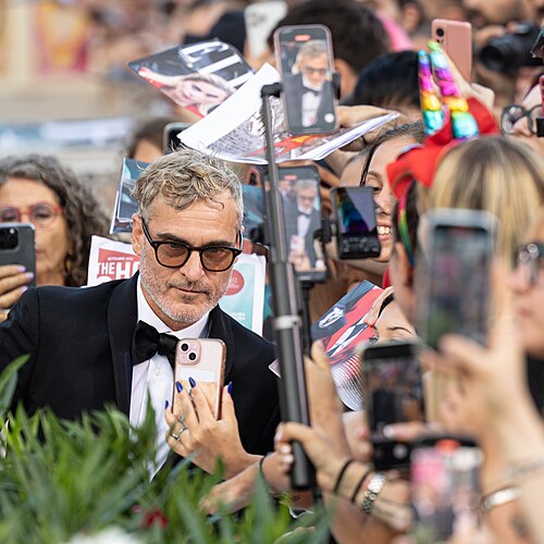 Actor Joaquin Phoenix at the 81st Venice International Film Festival