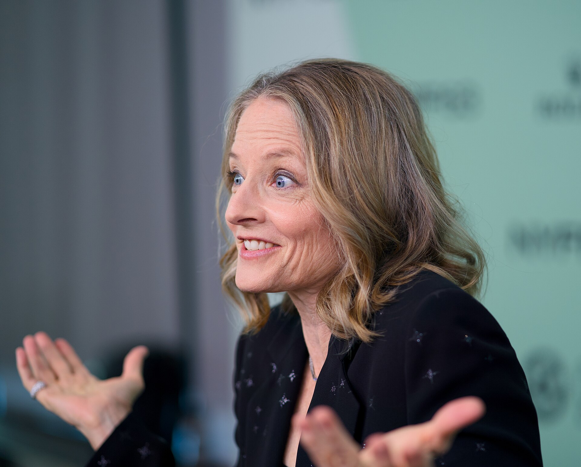 Jodie Foster, actor, at the 63rd annual New York Film Festival at Lincoln Center in 2025 for the film A Private Life