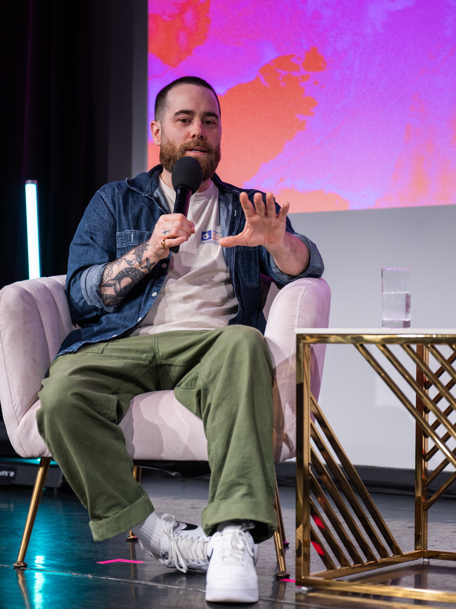 Joe Barton, writer and executive producer, at the 2025 SXSW London festival in London, England.