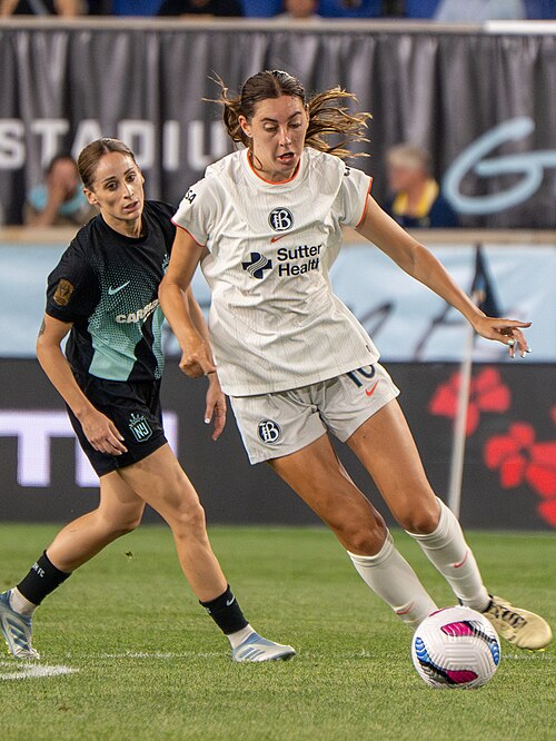 Joelle Anderson during Gotham FC vs Bay FC on 6.21.25