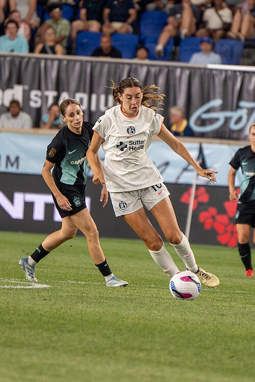 Joelle Anderson during Gotham FC vs Bay FC on 6.21.25