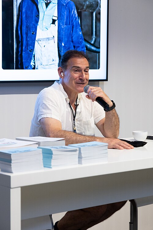 Joep Van Lieshout, artist, at the Art Basel international art fair in Basel, Switzerland in June 2025.