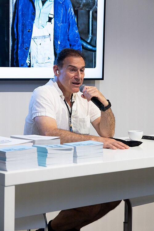 Joep Van Lieshout, artist, at the Art Basel international art fair in Basel, Switzerland in June 2025.