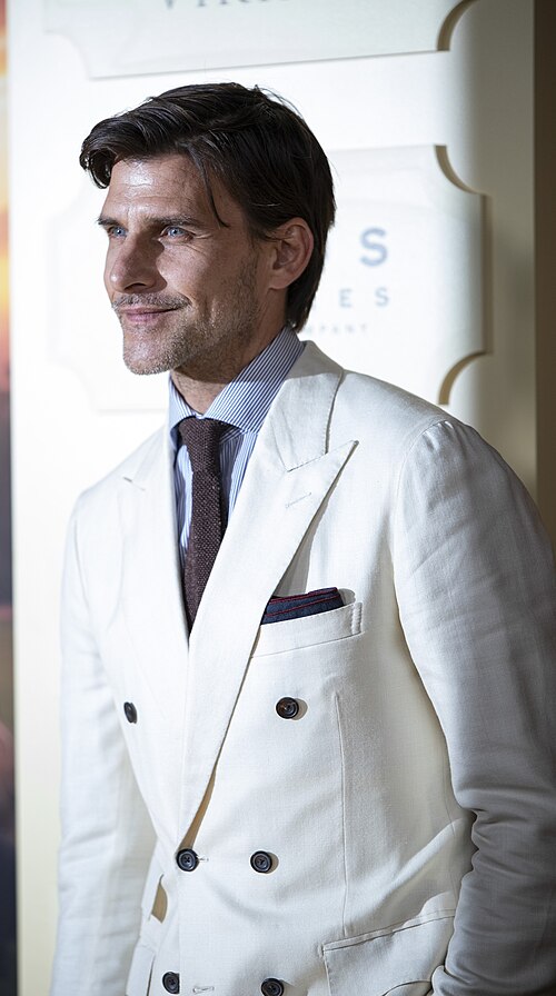 Johannes Huebl at September 2025 Downton Abbey: The Grand Finale Premiere in New York.