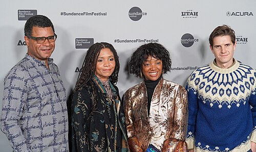 John Giwa Amu, Olive Nwosu, Stella Nwimo and Alex Polunin, Lady premiere at the 2026 Sundance Film Festival