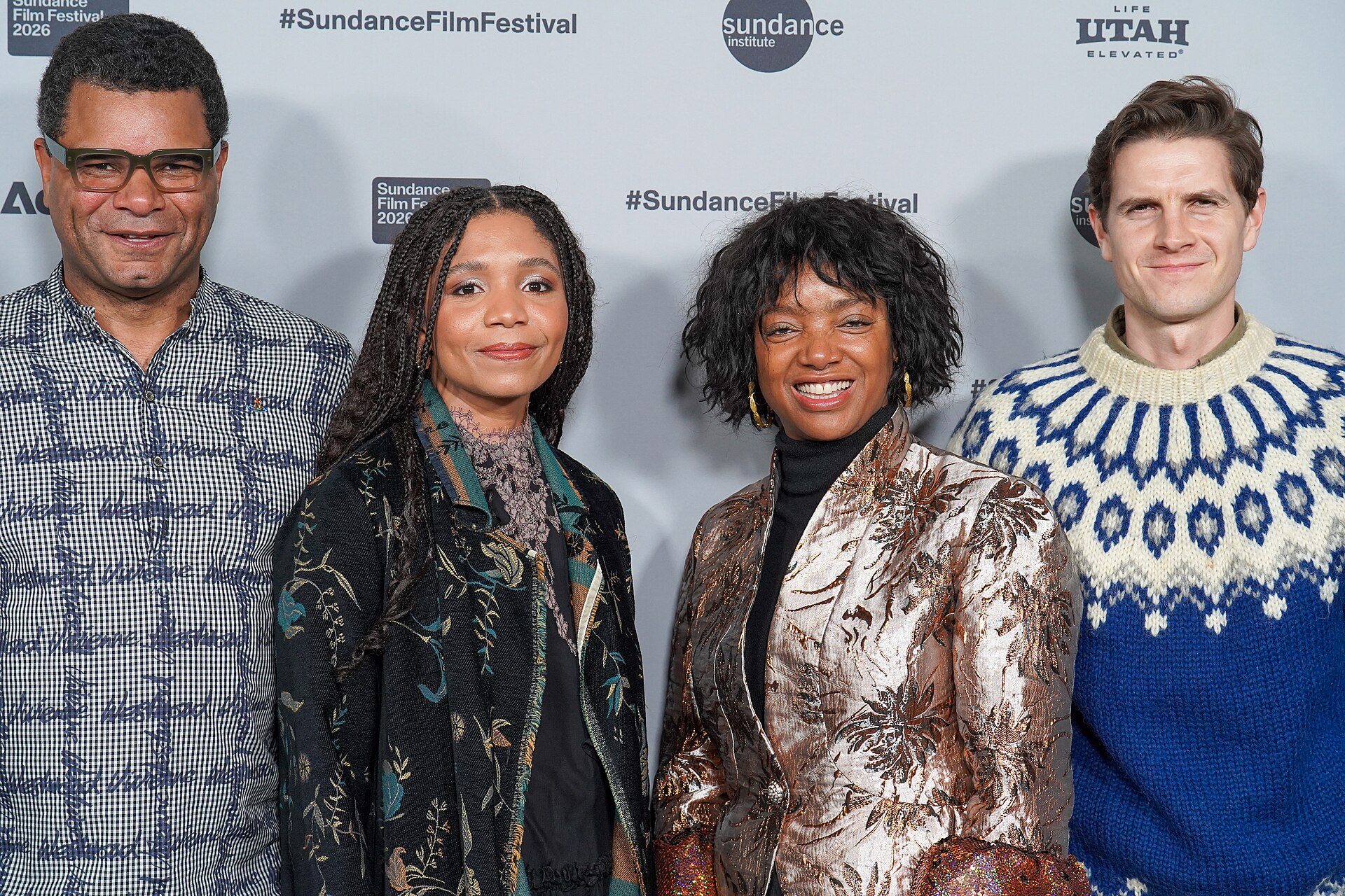 John Giwa Amu, Olive Nwosu, Stella Nwimo and Alex Polunin, Lady premiere at the 2026 Sundance Film Festival