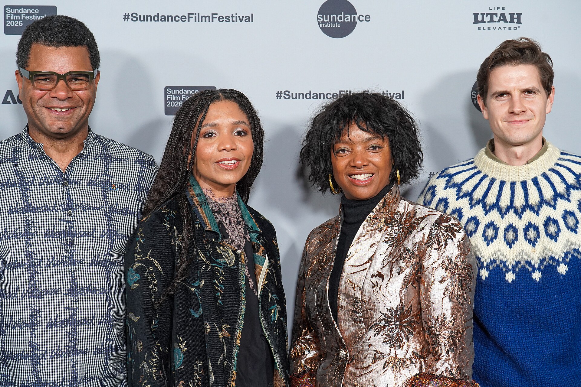 John Giwa Amu, Olive Nwosu, Stella Nwimo and Alex Polunin, Lady premiere at the 2026 Sundance Film Festival