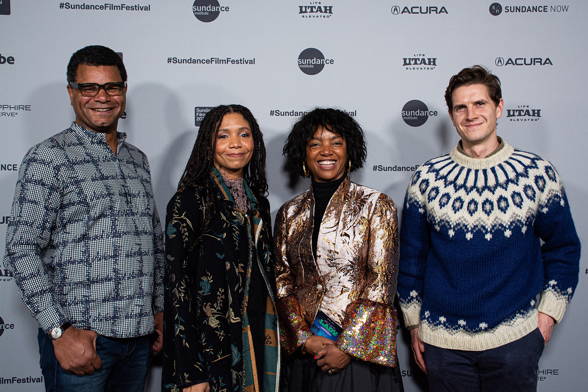 John Giwa-Amu, Olive Nwosu, Stella Nwimo, and Alex Polunin at the 2026 Sundance Film Festival for LADY.