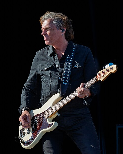 John Levén with Europe at the Tons of Rock festival in Oslo, Norway, 2024