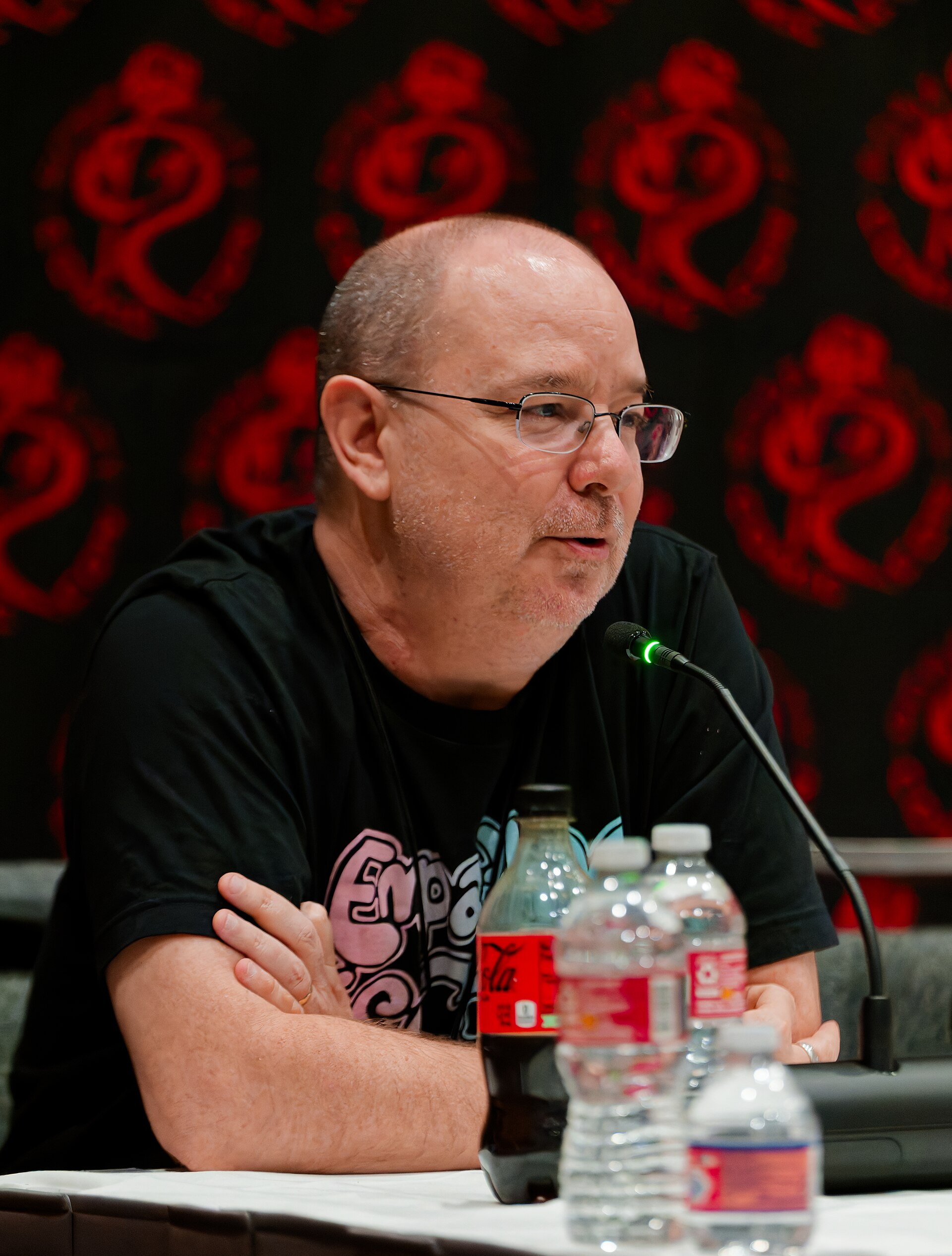 John Scalzi speaking at Rose City Comic Con
