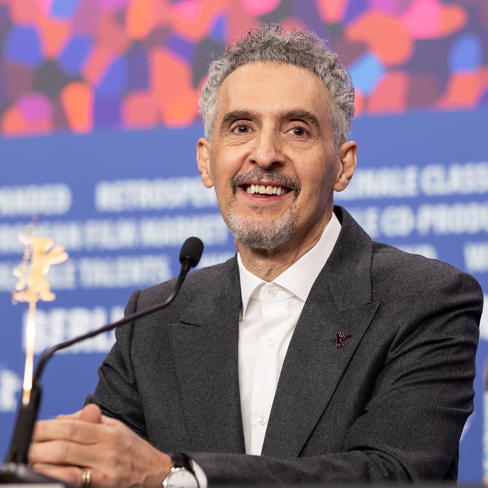 John Turturro at a press conference for The Only Living Pickpocket in New York at the 2026 Berlin International Film Festival