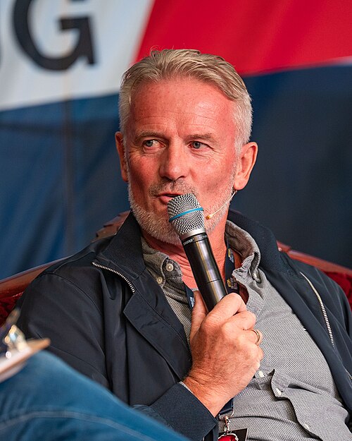 Johnny Brenna at the True Crime Festival in Arendal, Norway, 2025