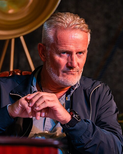 Johnny Brenna at the True Crime Festival in Arendal, Norway, 2025