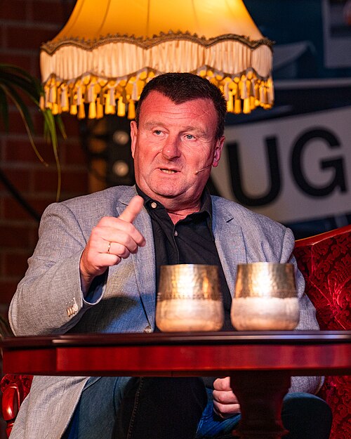 Jon Gelius at the True Crime festival in Arendal, Norway, 2025