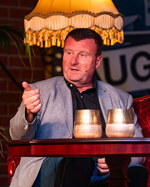 Jon Gelius at the True Crime festival in Arendal, Norway, 2025