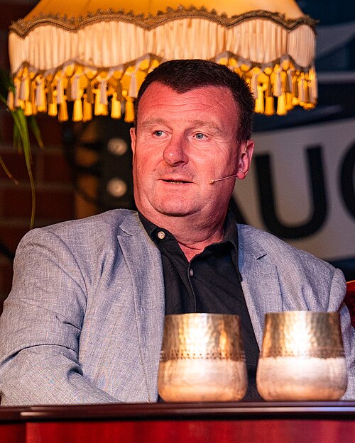 Jon Gelius at the True Crime festival in Arendal, Norway, 2025