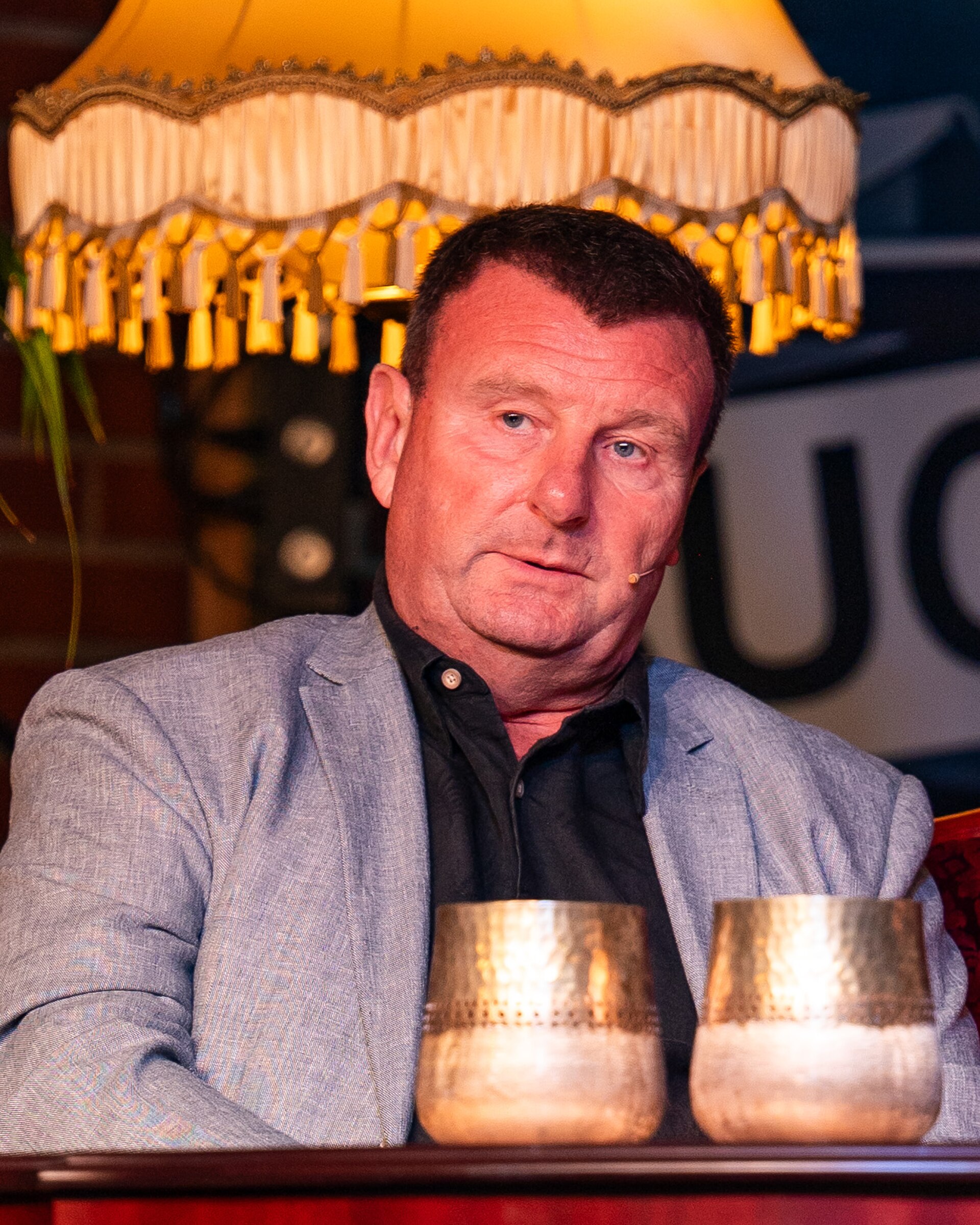 Jon Gelius at the True Crime festival in Arendal, Norway, 2025