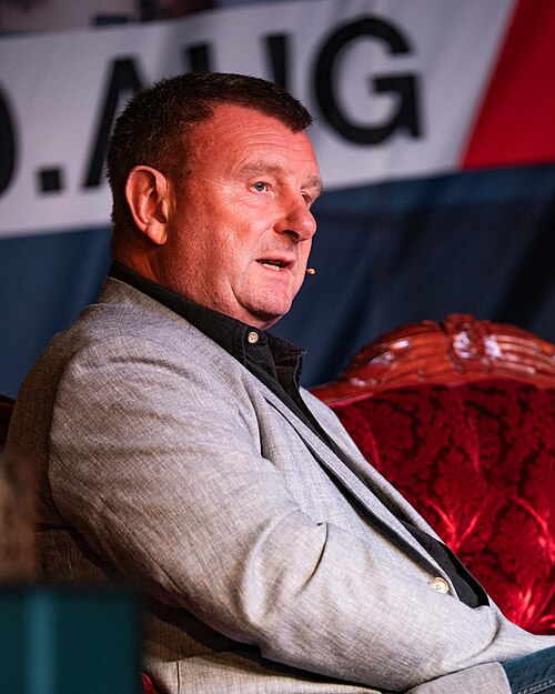 Jon Gelius at the True Crime festival in Arendal, Norway, 2025