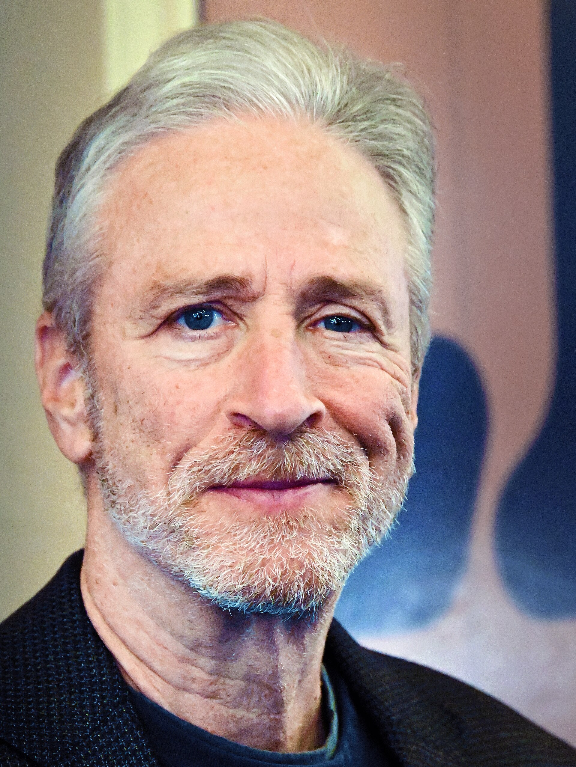 Jon Stewart at the opening night of "All Out" on Broadway, December 2025