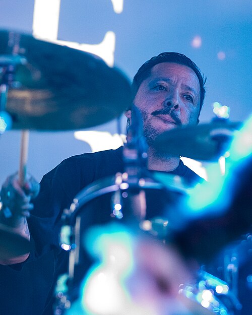 Jonathan Pérez with Trail of Tears at Southern Discomfort metal festival, Norway, 2025