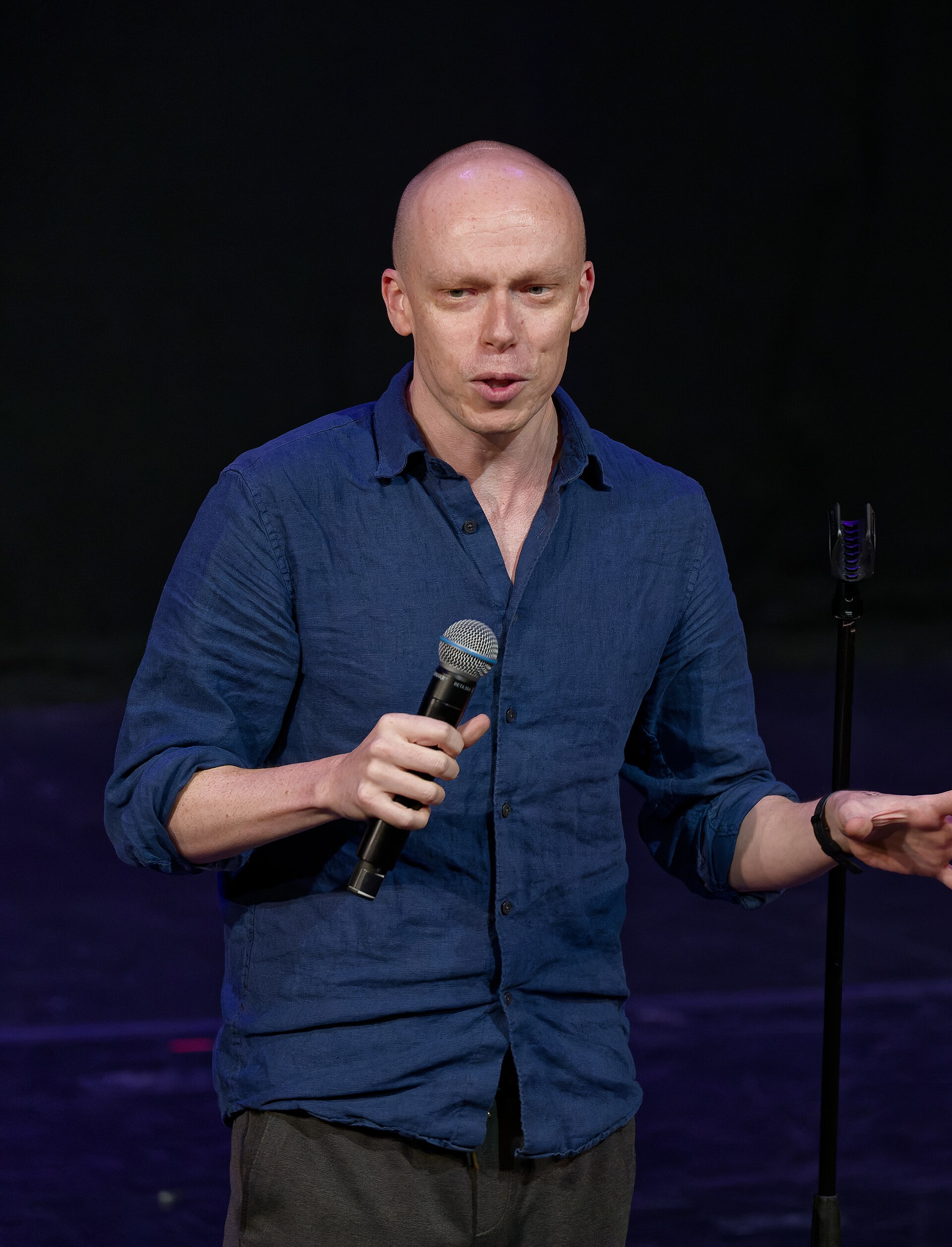 Jordan Brookes, comedian, at the 2024 Edinburgh Festival Fringe in the show, Best of Fest.