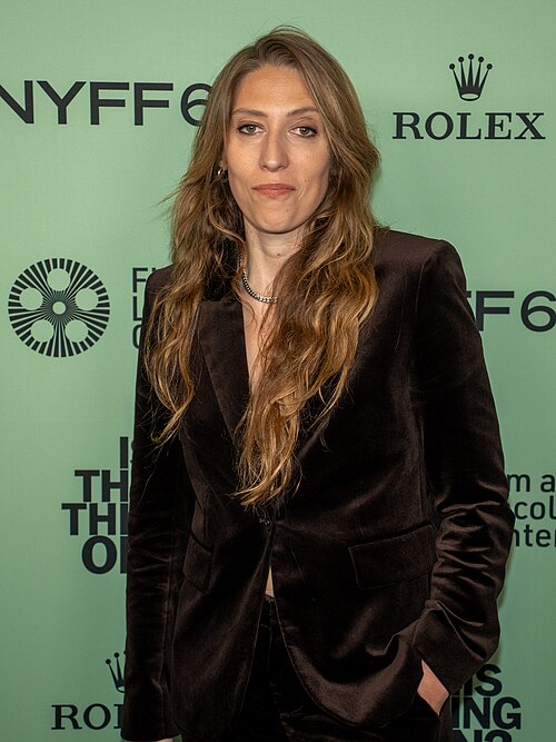 Jordan Jensen at the 63rd annual New York Film Festival at Lincoln Center in 2025 for the film Is This Thing On?