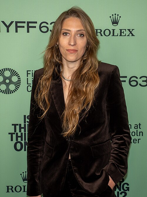 Jordan Jensen at the 63rd annual New York Film Festival at Lincoln Center in 2025 for the film Is This Thing On?