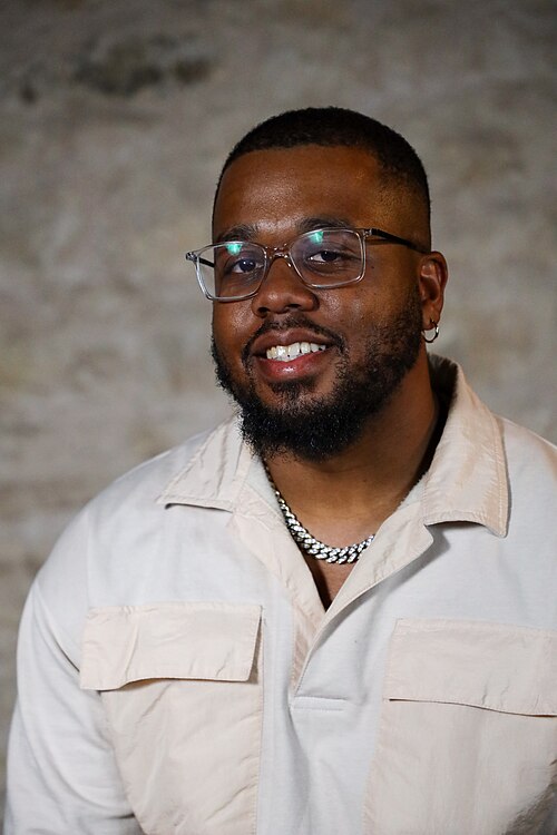 Jordan Kennard at SXSW in March 2024. Taken as part of the WikiPortraits project.