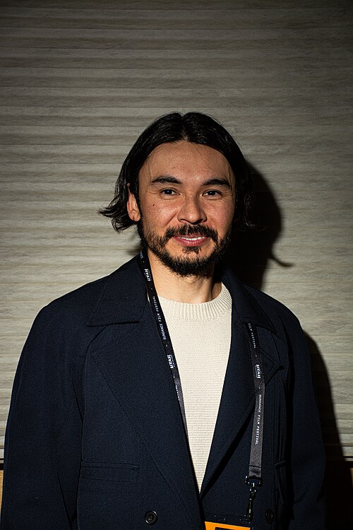 Josef Kubota Wladyka, Director/Co-Writer/Producer, at the 2026 Sundance Film Festival for the movie Ha-chan, Shake Your Booty!.