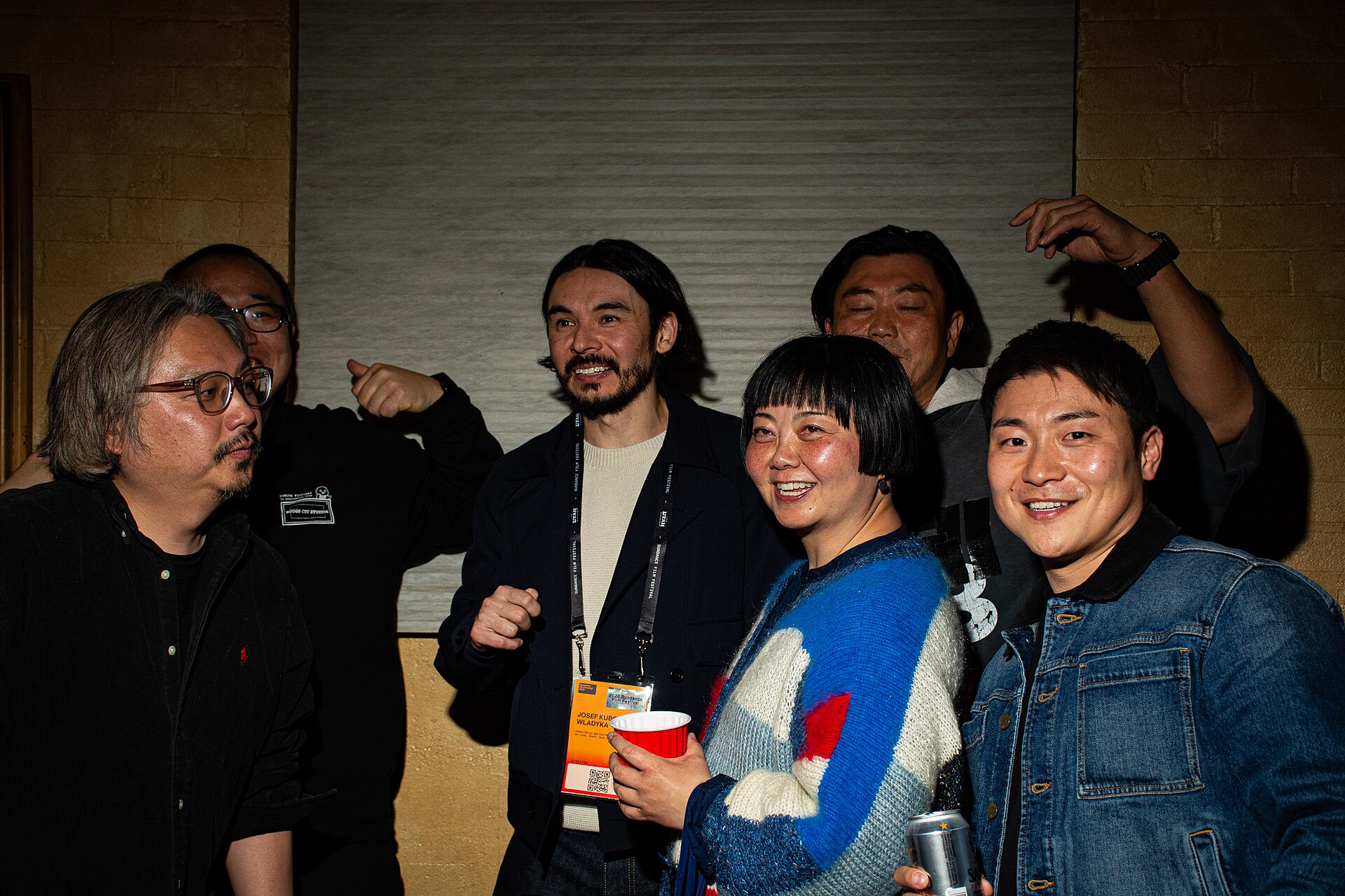 Josef Kubota and Family at the Ha-chan, Shake Your Booty! After Party at the 2026 Sundance Film Festival in Park City Utah