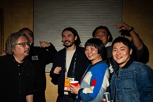 Josef Kubota and Family at the Ha-chan, Shake Your Booty! After Party at the 2026 Sundance Film Festival in Park City Utah