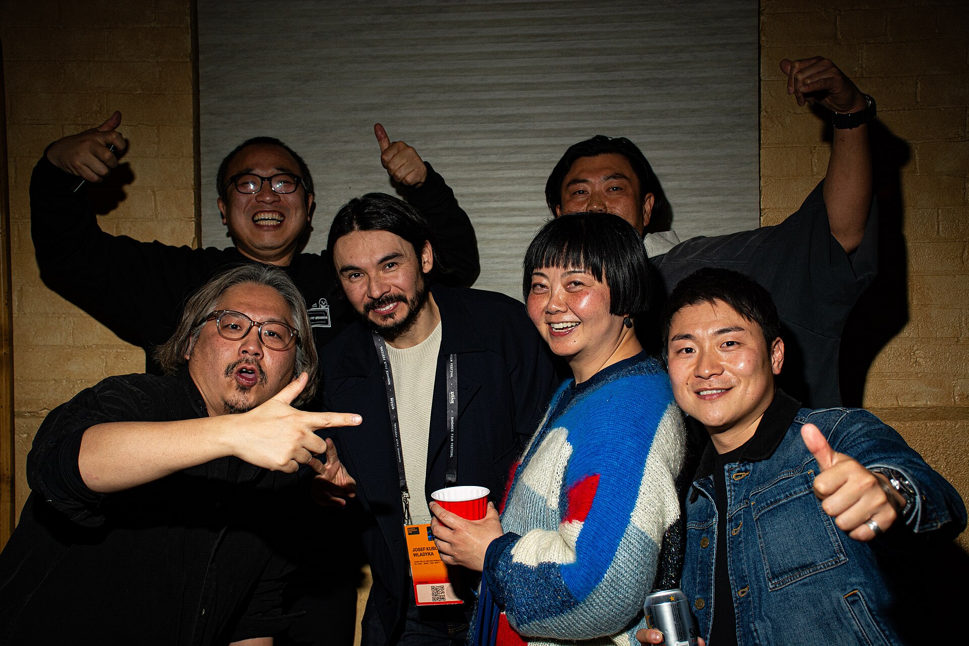 Josef Kubota and Family at the Ha-chan, Shake Your Booty! After Party at the 2026 Sundance Film Festival in Park City Utah