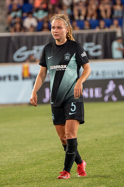 Josefine Hasbo during Gotham FC vs Bay FC on 6.21.25