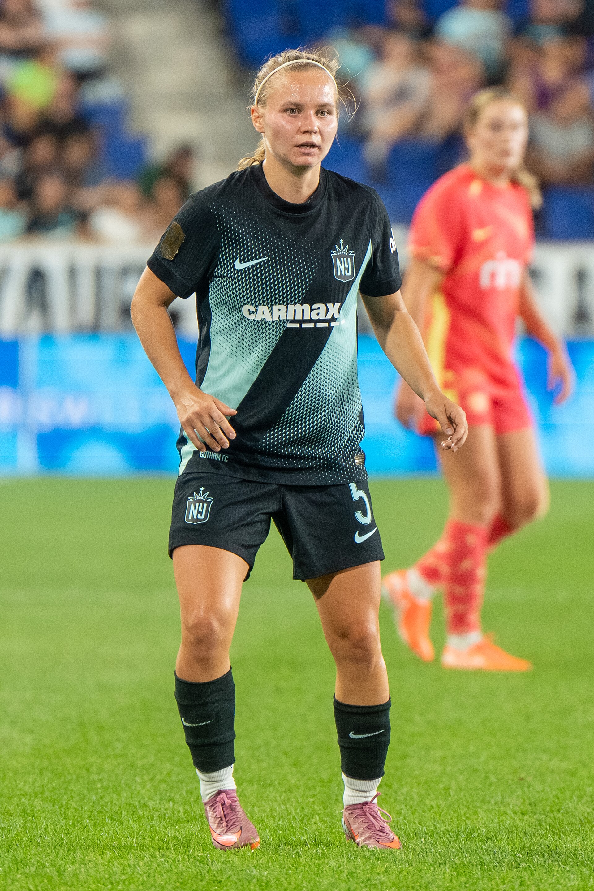 Josefine Hasbo during Gotham FC vs Portland Thorns FC on 26 Sep 2025