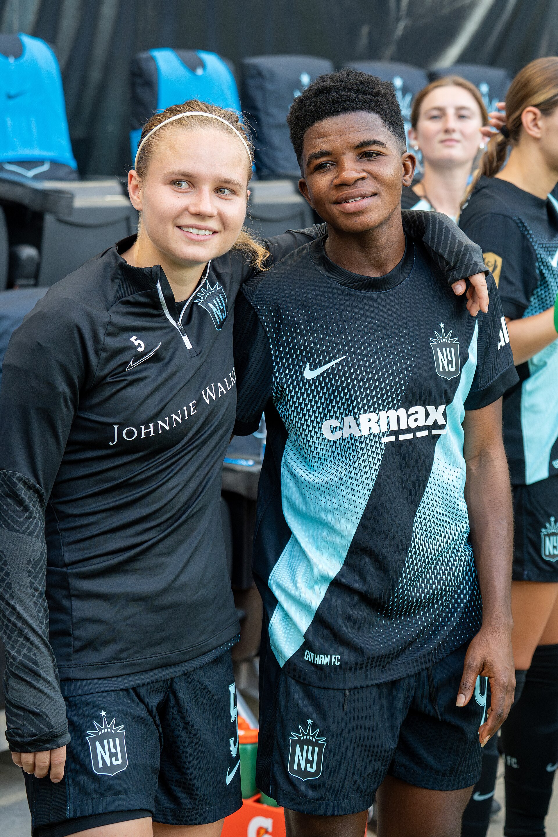Josefine Stella during Gotham FC vs Bay FC on 6.21.25