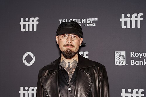 Joseph Hinds, Hair and Makeup, at the 2025 Toronto International Film Festival (TIFF) for the movie Dead Lover.