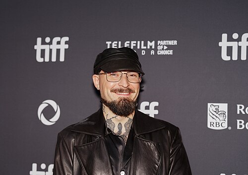 Joseph Hinds, Hair and Makeup, at the 2025 Toronto International Film Festival (TIFF) for the movie Dead Lover.