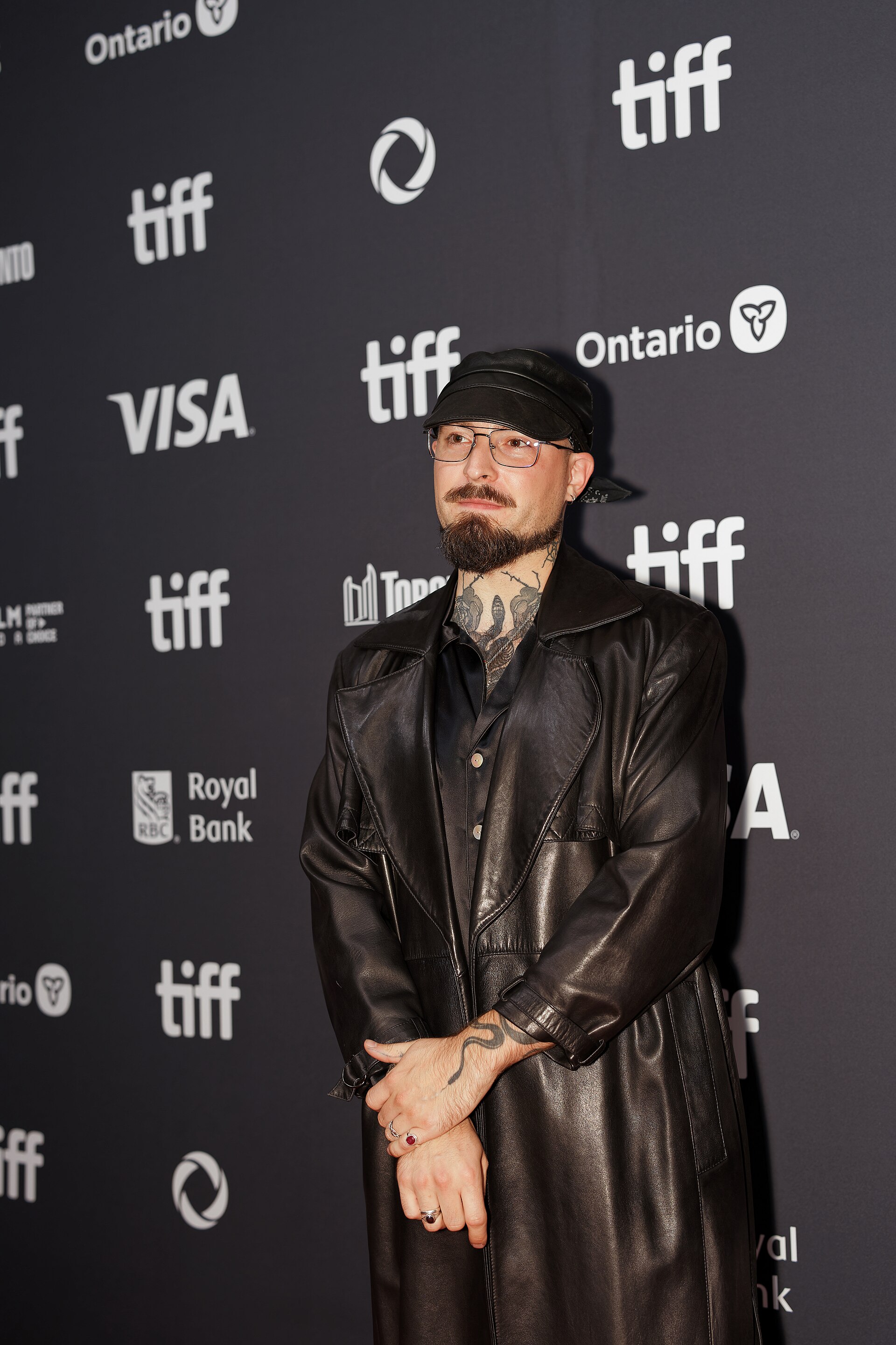 Joseph Hinds, Hair and Makeup, at the 2025 Toronto International Film Festival (TIFF) for the movie Dead Lover.