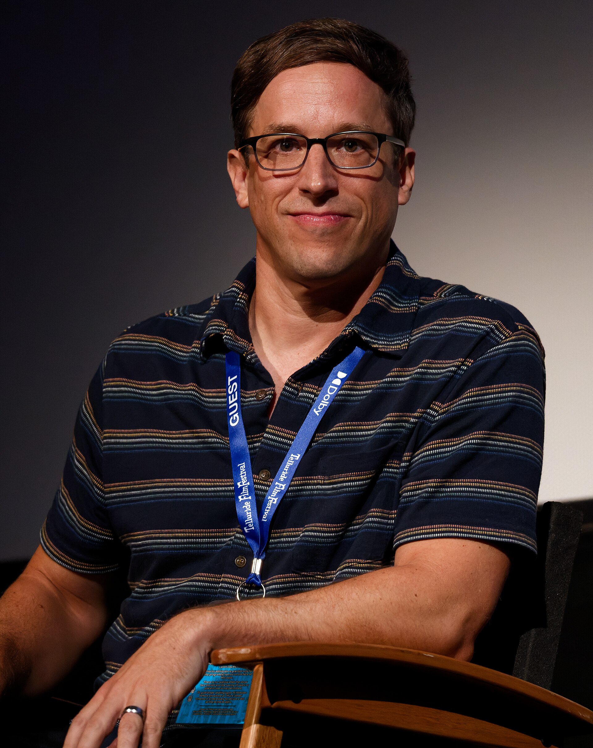 Josh Greenbaum, director, at the 2024 Telluride Film Festival for a screening of the movie, Will & Harper.